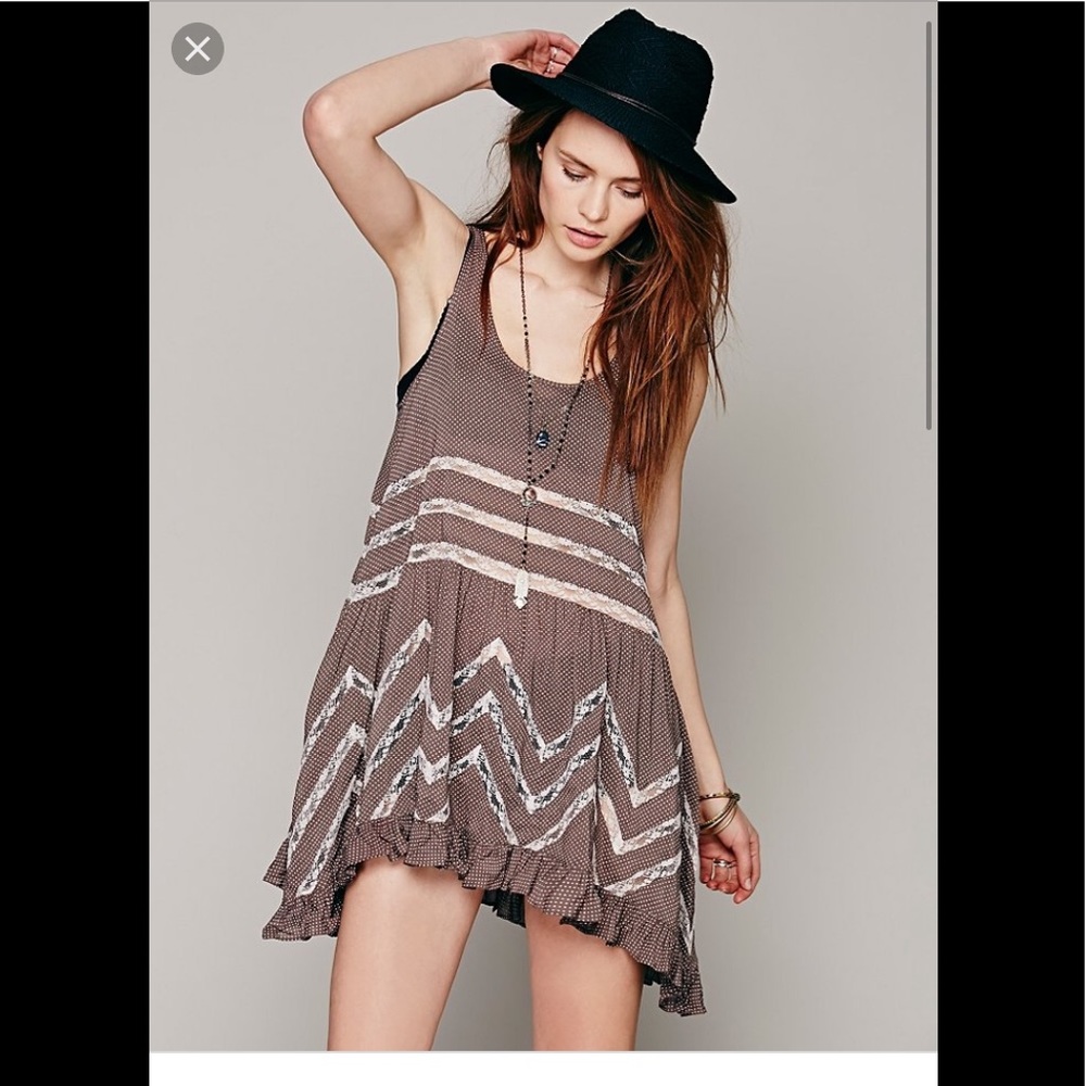 Free People Voile and Lace Trapeze
